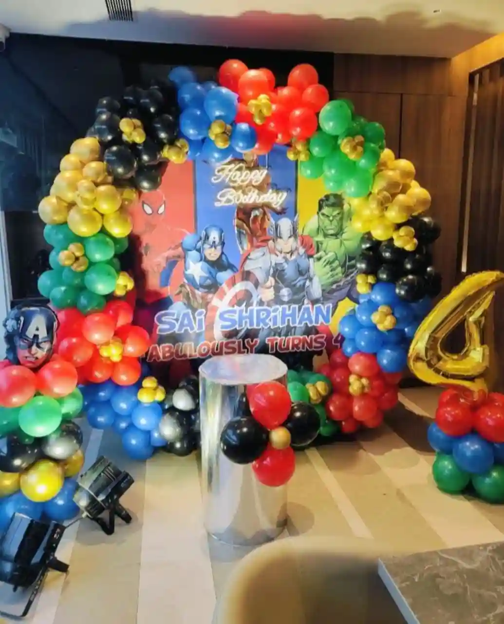 Super Hero Patriotic Power Bash Birthday Decor